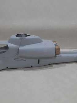 500-AH1 Cobra V2 Gray Marine with Weapon & Cockpit