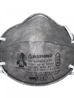 3M 8247 R95 หน้ากากป้องกันฝุ่น ป้องกันสารเคมีไอระเหย (20 ชิ้น) Particulate Respirator