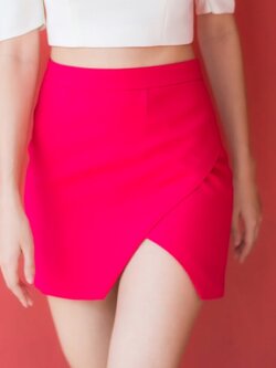 Lism MS-004 กระโปรงเอวสูงสีสันสดใส