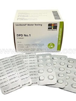 DPD NO.1 / LOVIBOND เม็ดยาวัดคลอรีน #511052BT