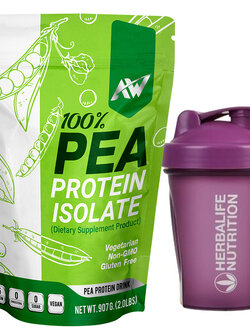 AW-PEA ISOLATE x 1 + แก้วม่วง