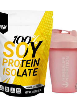 AW-SOY ISOLATE x 1 พร้อมแก้วชมพู