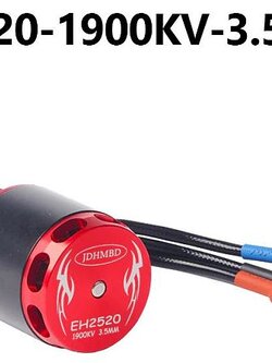 JDHMBD Motor 2520-1900KV 4-6S For 450-450L-470 Helicopter