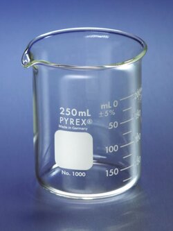 บีกเกอร์แก้ว Beaker ยี่ห้อ Pyrex ขนาด 30-3000ml