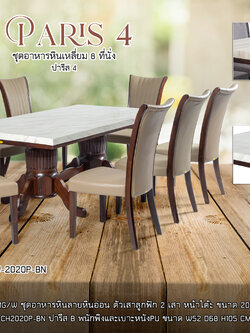 ชุดอาหารหิน 8 ที่นั่ง ปารีส 4