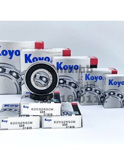 6203 2RS KOYO ตลับลูกปืนเม็ดกลมร่องลึก ฝายาง2 ข้าง (17mm x 40mm x 12mm) ยี่ห้อ KOYO