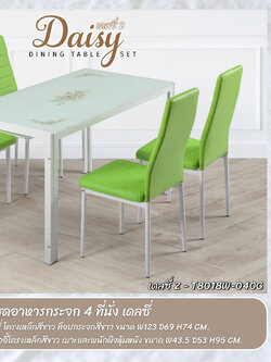 ชุดอาหารกระจก เดลซี่