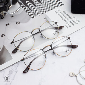 รีวิวแว่นสายตาทรงกลมที่ขายดีที่สุด RAYBAN RX3447V ROUND METAL