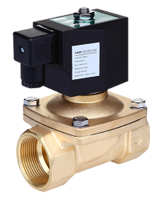 โซลีนอยด์วาล์ว (Solenoid Valve) ขนาด 1.5 นิ้ว แรงดันไฟฟ้า 220 โวลต์ AC (220VAC)