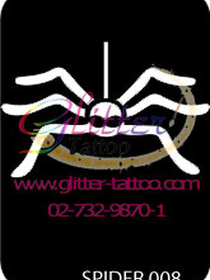 แบบลายแมงมุม ขนาด 7 x 9.5 cm.