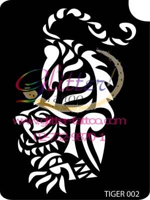 แบบลายเสือ (3) ขนาด 15 x 20 cm