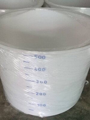 ถังเก็บน้ำยาเคมีแบบ PE (Polyethylene) ขนาด 500 ลิตร หนา 6 มิลลิเมตร