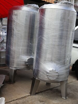 ถังกรองสแตนเลส30นิ้วสูง150หนา2mm
