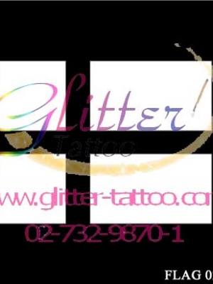 แบบลายธงชาติต่างๆ ขนาด 7 X 9.5 cm.