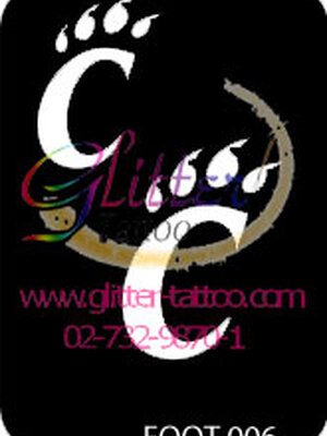 แบบลายเท้า ขนาด 7 X 9.5 cm