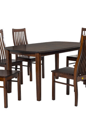 ชุดอาหารไม้ไบเดน 6 ที่นั่ง