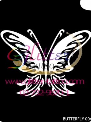 แบบลายผีเสื้อ (2) ขนาด 11 X 14 cm.