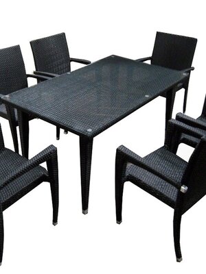 ชุดอาหารหวายโคโนส สีดำ