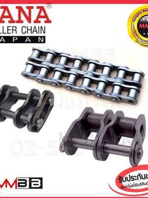 KANA ข้อต่อ โซ่คู่ โซ่ส่งกำลัง โซ่อุตสาหกรรม ครึ่งข้อ เต็มข้อ 16B-2 20B-2 16B-2R 20B-2R CL/OL ข้อต่อ KANA แท้ญี่ปุ่น
