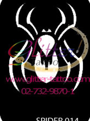 แบบลายแมงมุม ขนาด 7 x 9.5 cm.