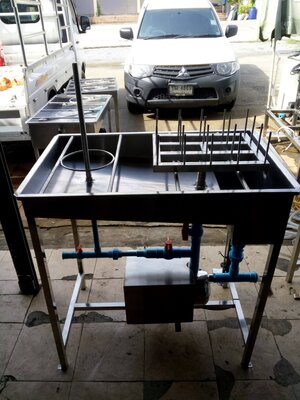 เครื่องล้างถังล้างขวด(มีปั๊ม)