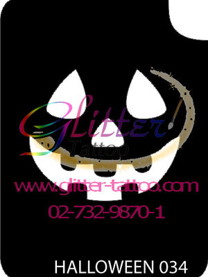 แบบลายฮาโลวีน ขนาด 7 X 9.5 cm.