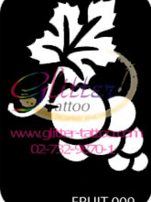 แบบลายผลไม้ ขนาด 7 x 9.5 cm