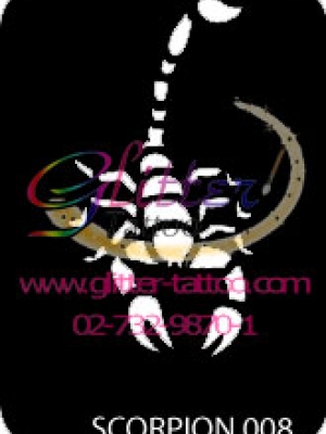 แบบลายแมงป่อง ขนาด 7 x 9.5 cm.