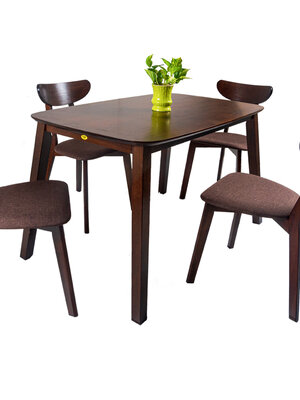 ชุดอาหารไม้นิวเมล่อน 4 ที่นั่ง (4-6)