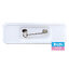 ป้ายชื่อเข็มกลัดพลาสติก 7x2.5 cm