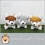 ตุ๊กตาหมาไซบีเรียน ไซบีเรียน ผ้า 1c Size 12 นิ้ว งานคุณภาพ
