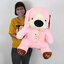ตุ๊กตาหมา ตัวใหญ่ หมาหูยาว ผ้าขนหนู Size 40นิ้ว น่ากอด น่าสะสม