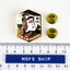 [มือสอง] เข็มกลัด Vintage Enamel Pin ลาย ตัวละครคาบุกิ แบบที่ 1 - โกดังญี่ปุ่น