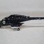 470 - Airwolf Black White with Metal Retact Gear / Rivet & Belly Weapon