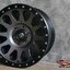 FUEL : VECTOR 18X9 61X39.7 20 MATTE GRAY/BLACK RING (กันด้านขอบดำ)