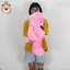 ตุ๊กตา หมี อ้วน โบว์ สก๊อต นุ่ม 60cm [ สีชมพู ] โบว์สก๊อต หมีตัวอ้วนน่ากอด (แพ็คกล่องส่ง)