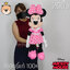 ตุ๊กตา Mickey Mouse doll มินนี่เม้าส์ (ผู้หญิง) size20 นิ้ว รุ่นคลับเฮ้าส์ ( ผ้า EF ) มิกกี้เมาส์ ของแท้ 100% งานป้าย เกรดห้าง (แพ็คกล่อง) ส่งด่วน