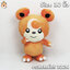 ตุ๊กตาฮิเมกุมะ (หมีพระจันทร์) Teddiursa Size 10นิ้ว ลิขสิทธิ์แท้ 100% ตุ๊กตาฟิกเกอร์ โปเกม่อน - ลิขสิทธิ์แท้ Pokemon
