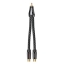 Pangea Audio Xtreme Flexible Y Adapter 1 Male RCA to 2 Female RCA's