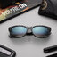 RayBan RB2132F 901/3A New Wayfarer Black clear gradient green