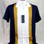 เสื้อเชิ้ตแขนสั้น Mc Jeans Holiday Resort ไซส์ L แถบสีเหลือง-ขาว