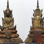 3656 พระบูชา สมัยรัตนโกสินทร์ เนื้อทองเหลือง อุดดินไทย ปิดทองแท้ หน้าตัก 1.8 นิ้ว ฐานกว้าง 3.2 ซ.ม. สูง 5 ซ.ม.