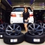 ล้อแท้ LENSO RTG ขอบ18พร้อมยางFALKEN ราคาถูก