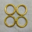 ห่วงกลม1นิ้วหนา ทอง (ลวด5mm)