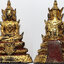 3652 พระบูชา สมัยรัตนโกสินทร์ เนื้อทองเหลือง อุดดินไทย ปิดทองแท้ หน้าตัก 1.7 นิ้ว ฐานกว้าง 2.8 ซ.ม. สูง 4.2 ซ.ม.