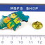 [มือสอง] เข็มกลัดโลหะ Vintage Enamel Pin ลาย นกฮูก Nagano 1998 - โกดังญี่ปุ่น