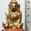 3664 พระบูชา สมัยรัตนโกสินทร์ เนื้อทองเหลือง อุดดินไทย ปิดทองแท้ หน้าตัก 1 นิ้ว ฐานกว้าง 3.5 ซ.ม. สูง 6 ซ.ม.