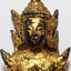 3652 พระบูชา สมัยรัตนโกสินทร์ เนื้อทองเหลือง อุดดินไทย ปิดทองแท้ หน้าตัก 1.7 นิ้ว ฐานกว้าง 2.8 ซ.ม. สูง 4.2 ซ.ม.
