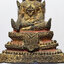 3656 พระบูชา สมัยรัตนโกสินทร์ เนื้อทองเหลือง อุดดินไทย ปิดทองแท้ หน้าตัก 1.8 นิ้ว ฐานกว้าง 3.2 ซ.ม. สูง 5 ซ.ม.
