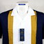 เสื้อเชิ้ตแขนสั้น Mc Jeans Holiday Resort ไซส์ L แถบสีเหลือง-ขาว